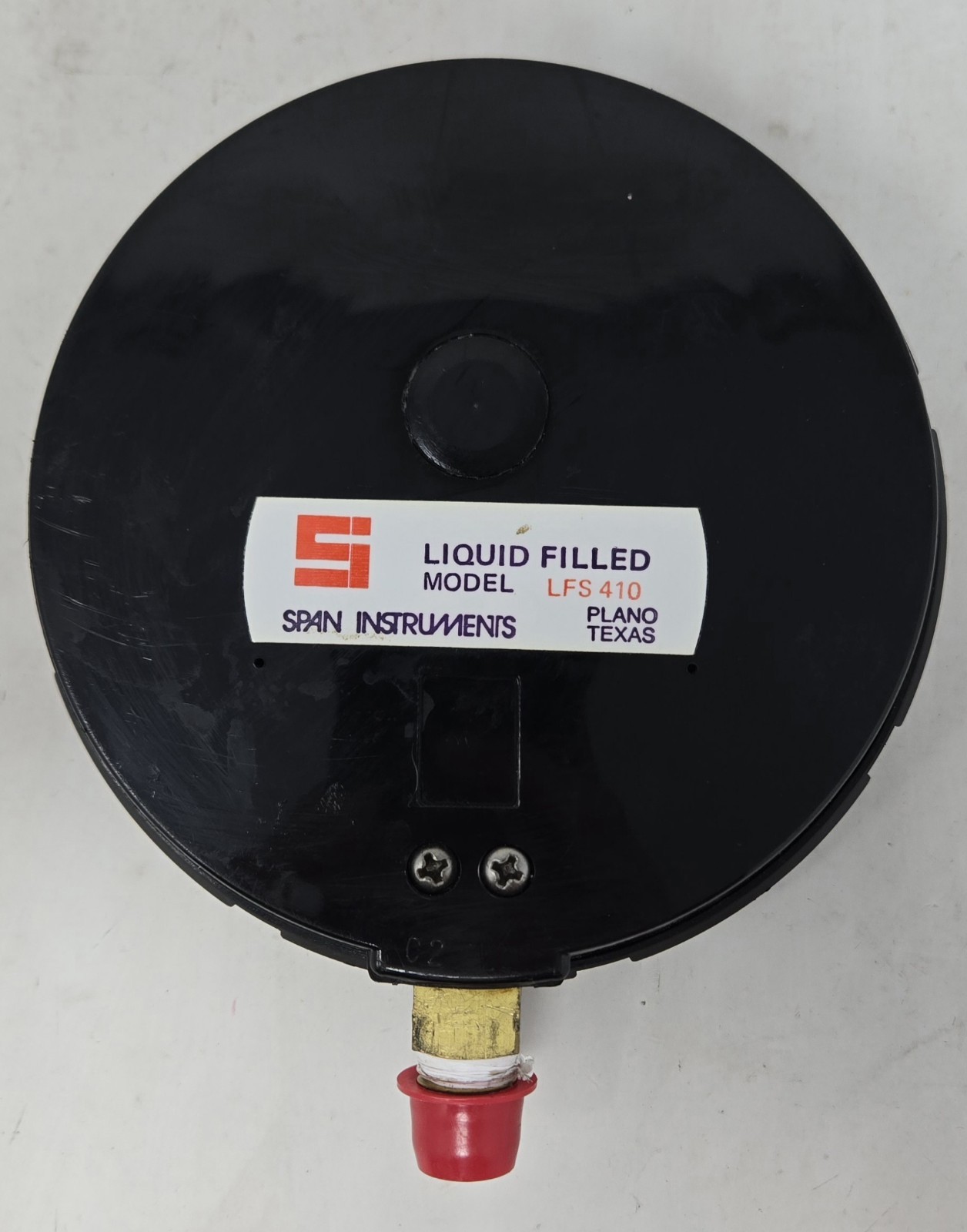 SPAN INSTRUMENTS LFS410 PRESSURE GAUGE 0-160PSI 21-0012-05 Liquid Filled