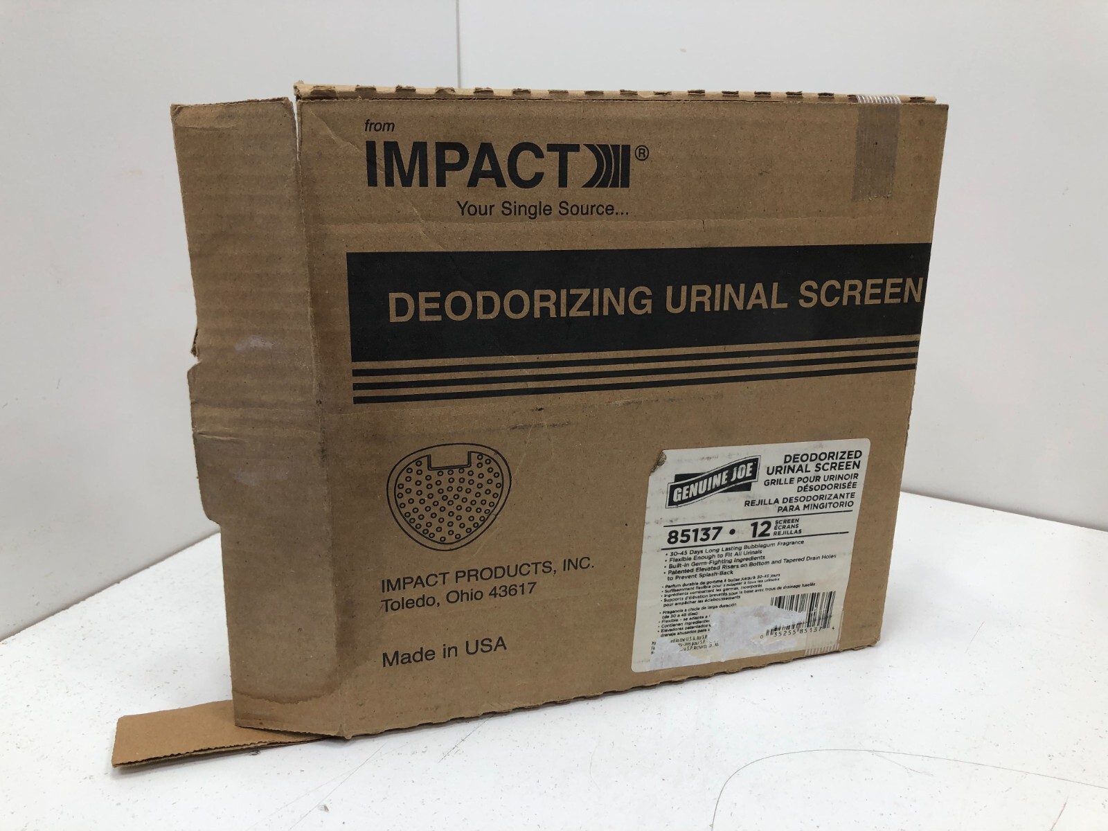 (QTY.23) IMPACT / FRESH PRODUCTS 85137 / 3WDS-F-010I060M-02 URINAL SCREENS