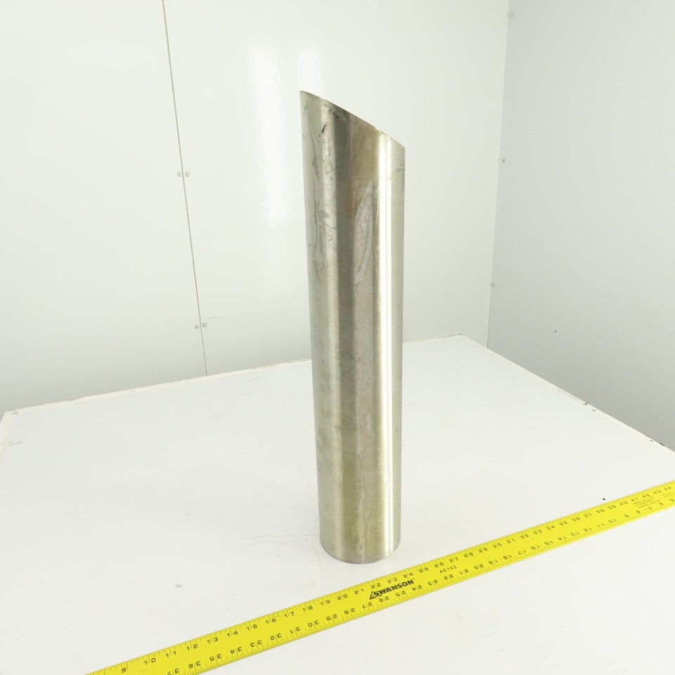 5″ OD x 25-1/2″ Stainless Steel Exhaust Top Stack Pipe Miter Cut