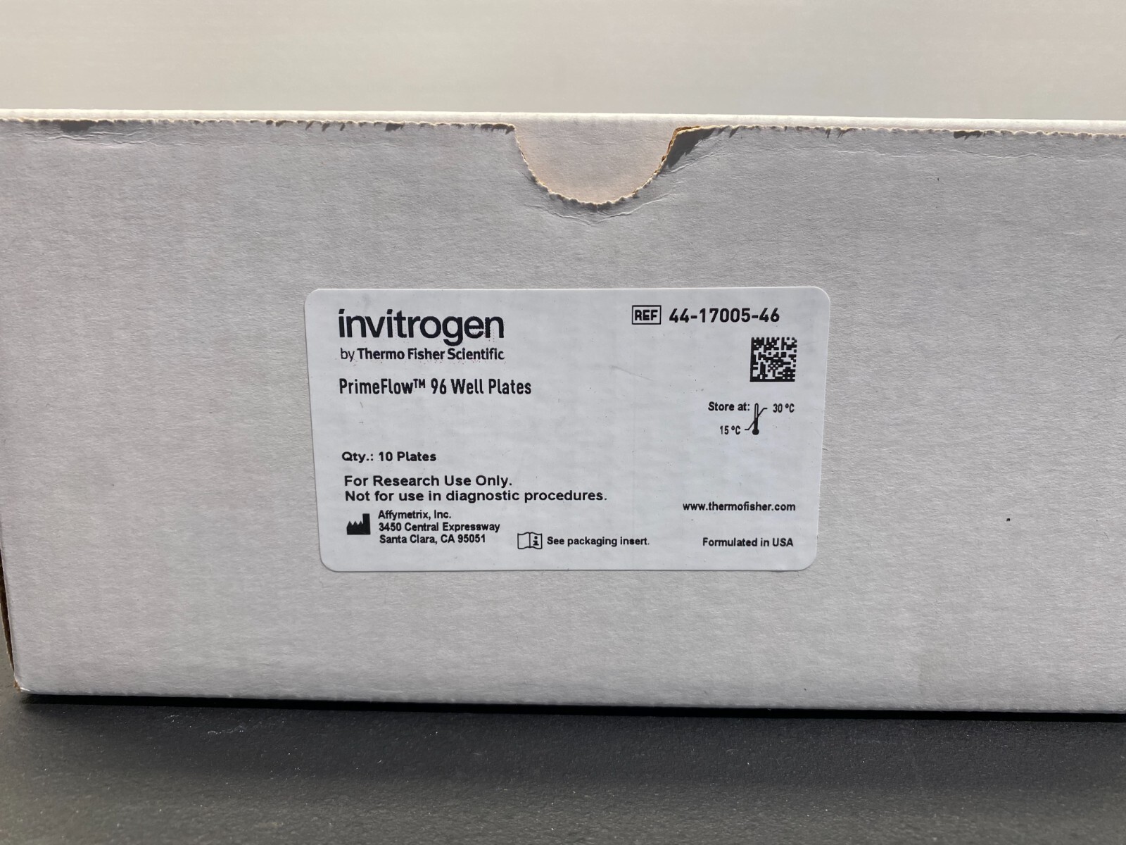 Thermo Fisher Scientific Invitrogen 44-17005-46 Primeflow 96 Well Plates