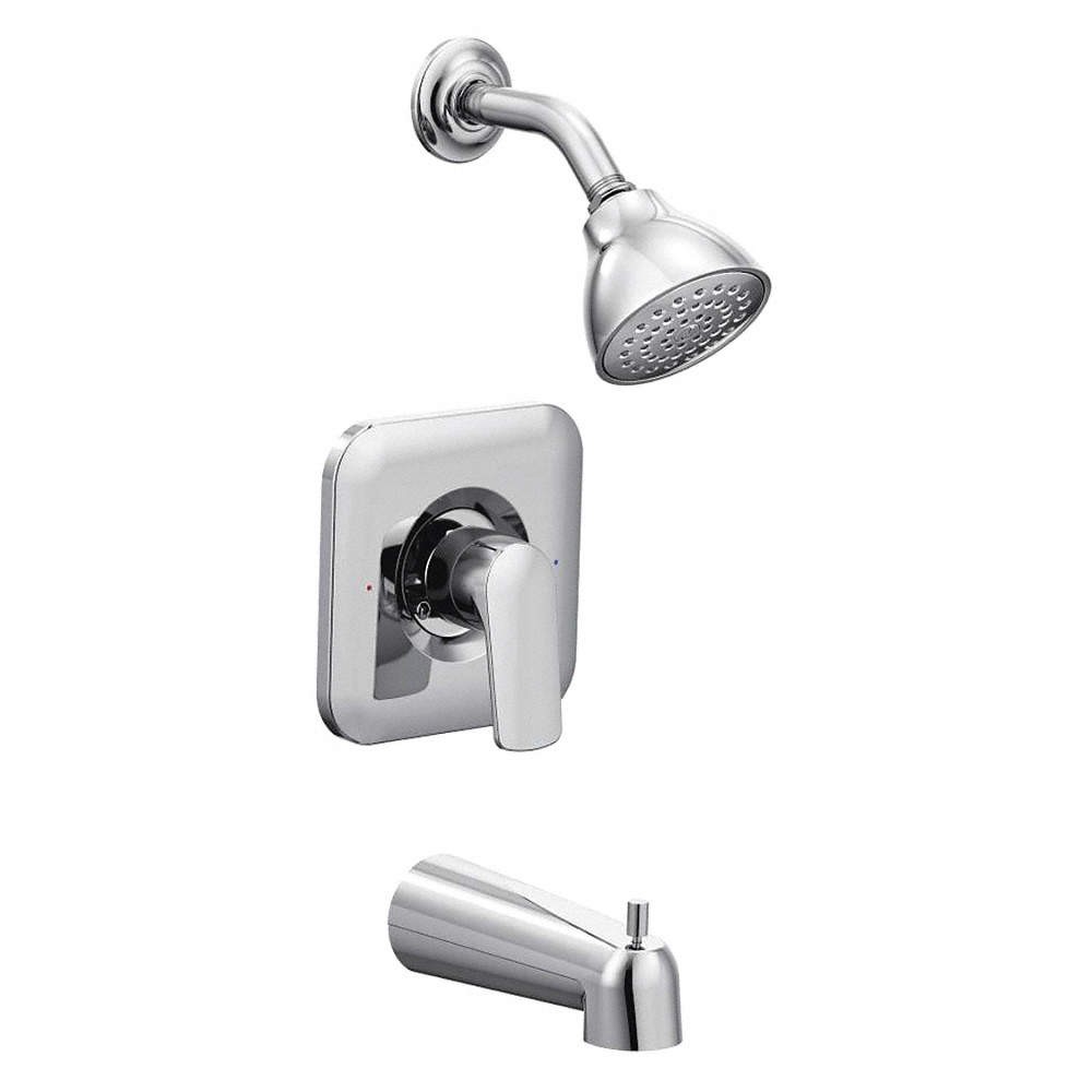RIZON T2813 Tub and Shower Trim Kit,Bulb,2.5 gpm 494L85