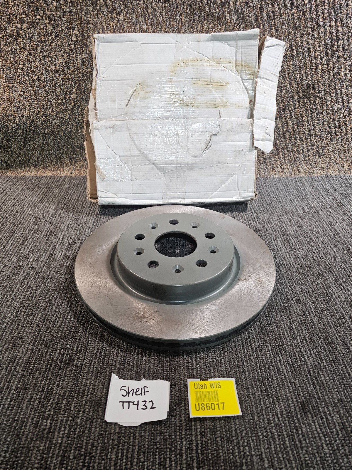FVP 6621929 Semi-Coated Rear 5 Stud Wheel, Vented Disc Brake Rotor