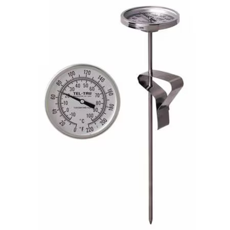 Tel-Tru Lt225r-8/23100874 Bimetal Thermom, 2 In Dial, -10 To 110C