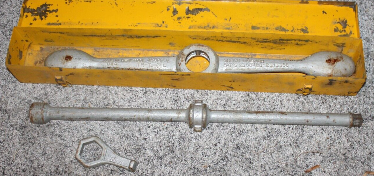 KEN TOOL TR-7 SHOCK WRENCH LUG NUT TOOL KIT TR-8 & TX-9 ( IN Metal Box)
