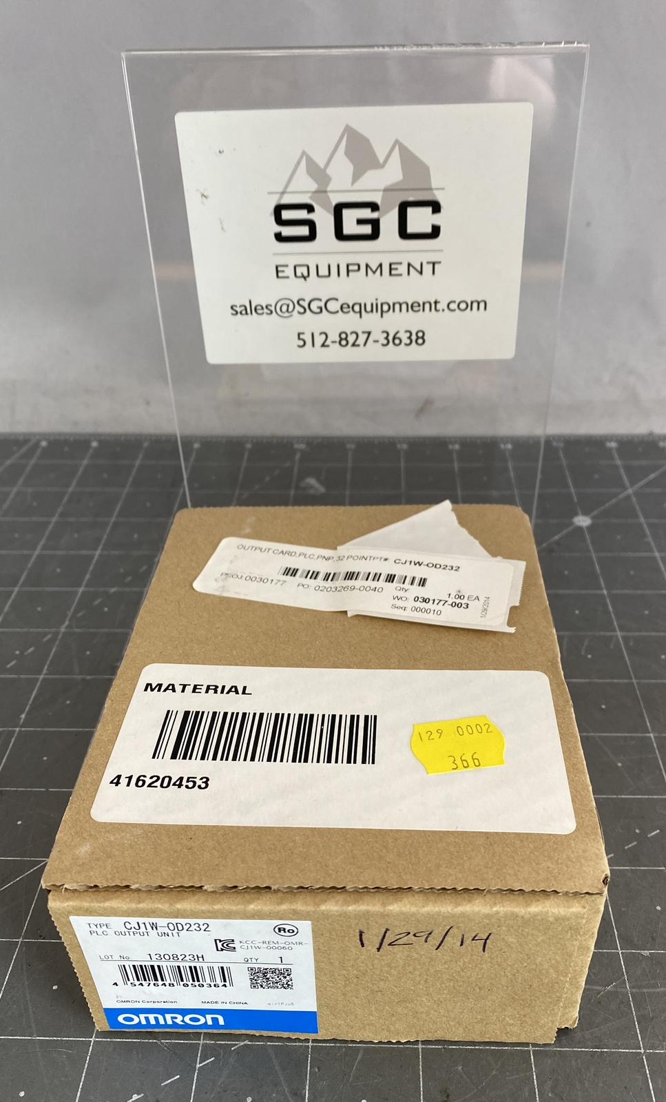Omron Ouput Unit Card, PLC, PNP, 32 Point PN: CJ1W-OD232