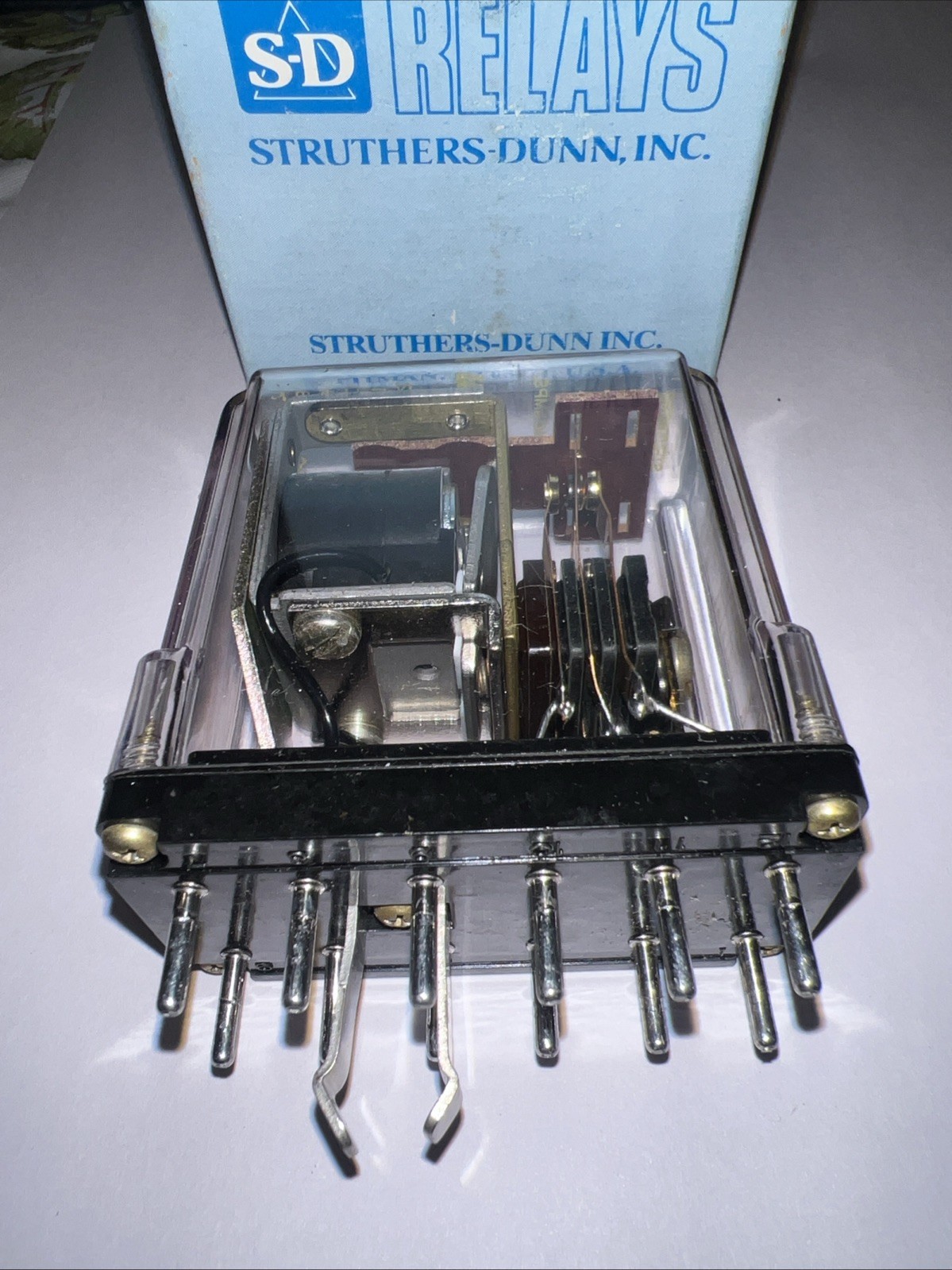 Struthers-Dunn 219XBXP 12 Pin Relay24-28 VDC 120 VAC 10A 60Hz New in Box