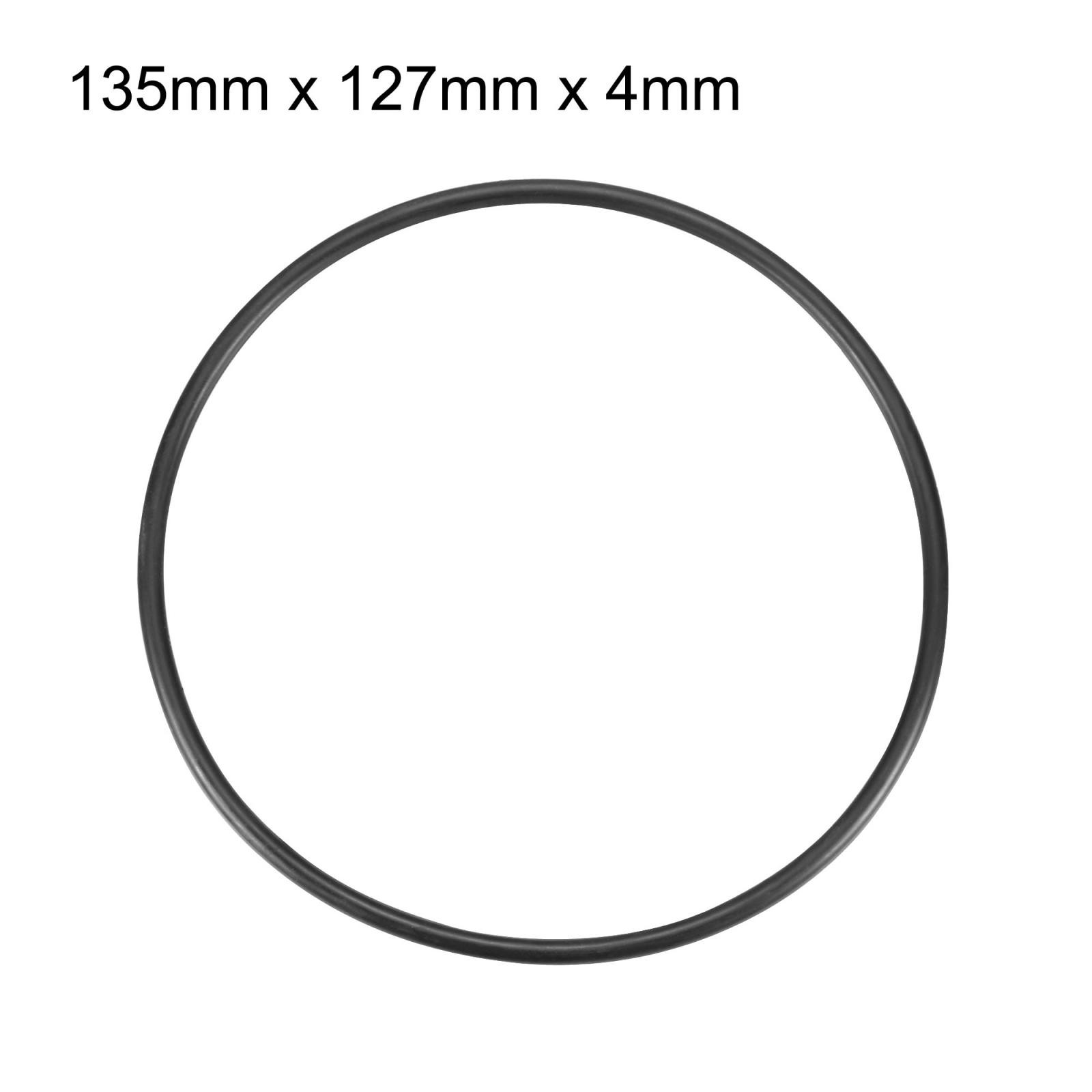 4mmx135mm Black Nitrile Rubber Sealing O Ring Seal Washer Grommets