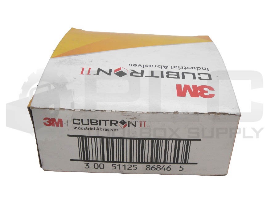 BOX OF 50 NEW 3M 86846 HOOKIT PAPER DUST FREE DISCS 732U, 80+ GRADE, 5″ DIA