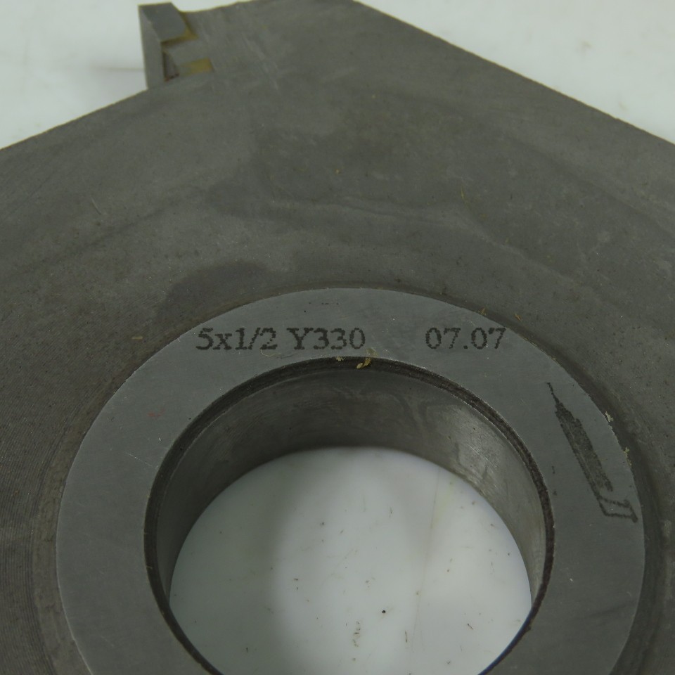 TTC 24-056-820 5×1 2×1-1/4 Straight Tooth Carbide Tipped Milling Cutter