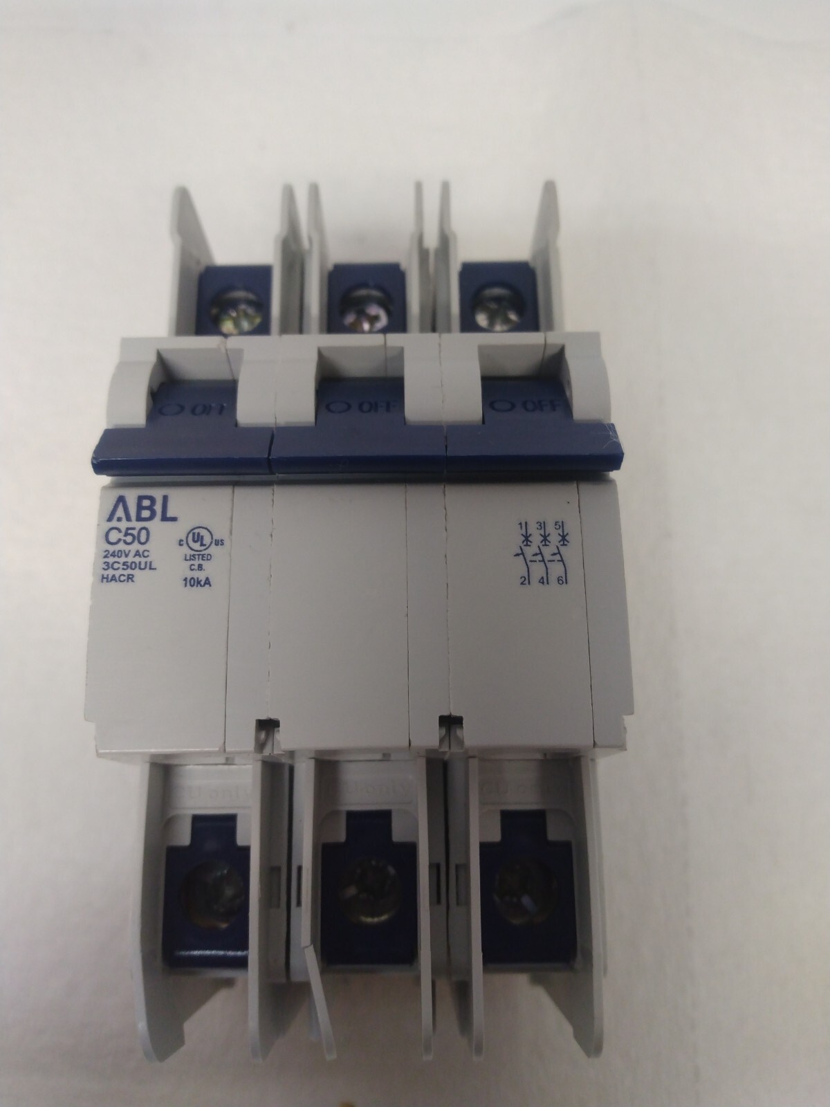 ALTECH 3C50UL C CHAR 3POLE 240VAC UL489