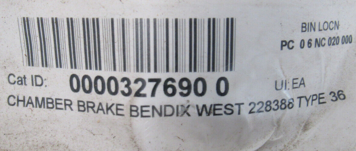 NEW BENDIX 228388 BRAKE CHAMBER TYPE 36