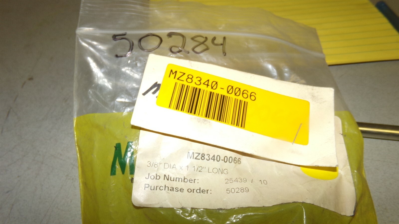NEW McMaster-Carr 50289 Pin MZ8340-0066 *FREE SHIPPING*
