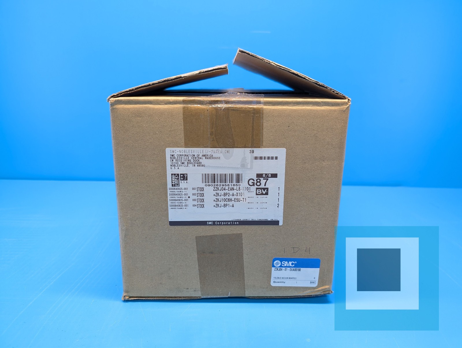 SMC ZZKJ04-01-DUA00180 Fieldbus Vacuum Manifold – NEW OPEN BOX