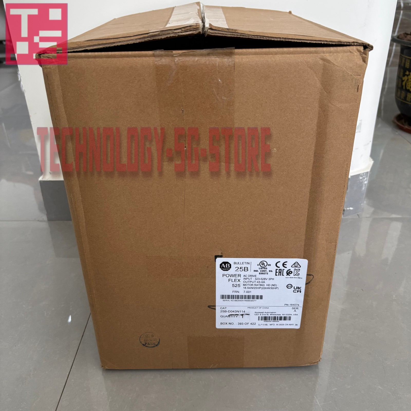 1pcs new Brand 25B-D043N114 Frequency converter