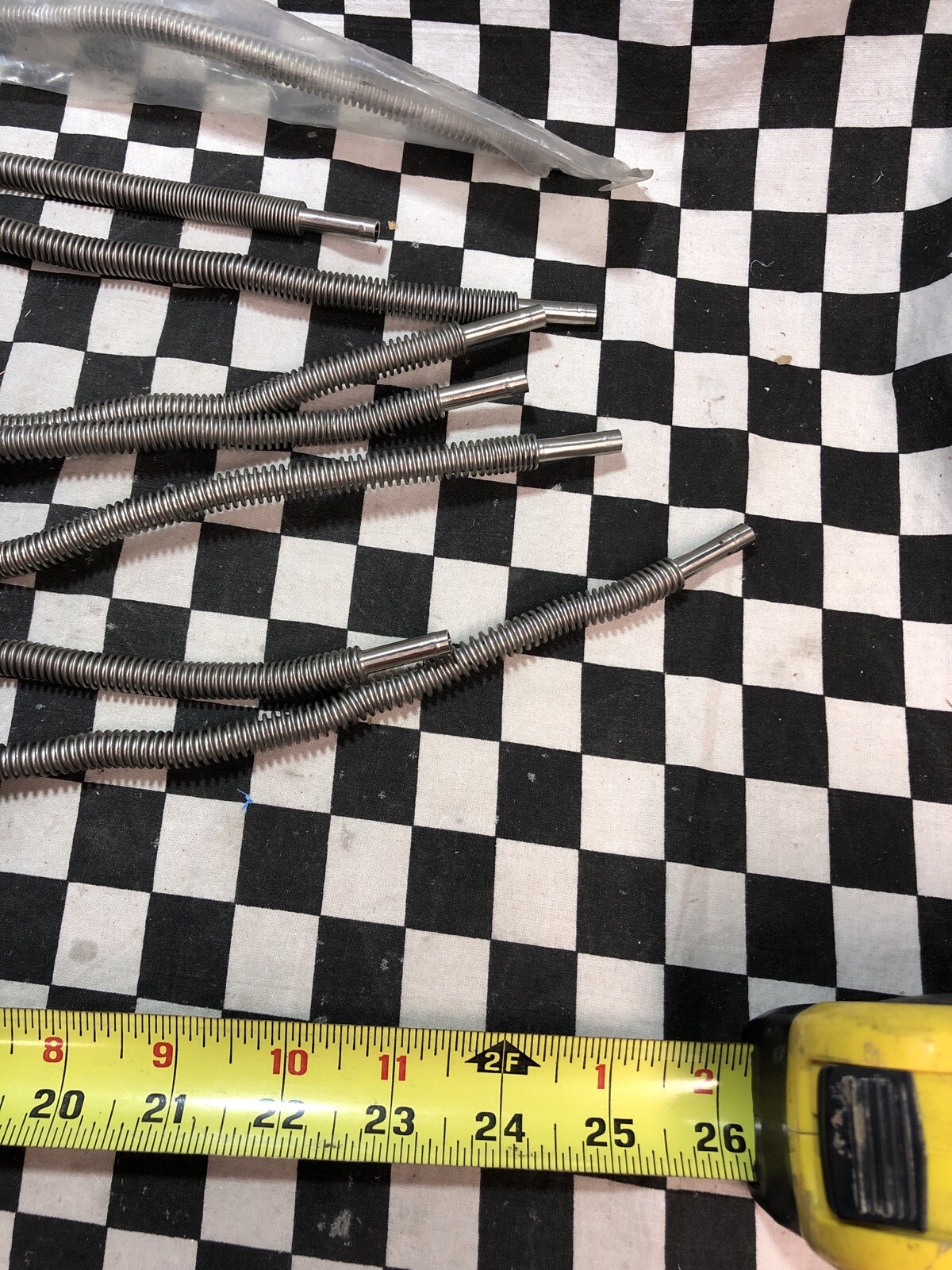 SWAGELOK Flexible Tubing 1/4″ X 18″ TO 24″, 321-4-X-24, LOT OF 9, SHIPSAMEDAY
