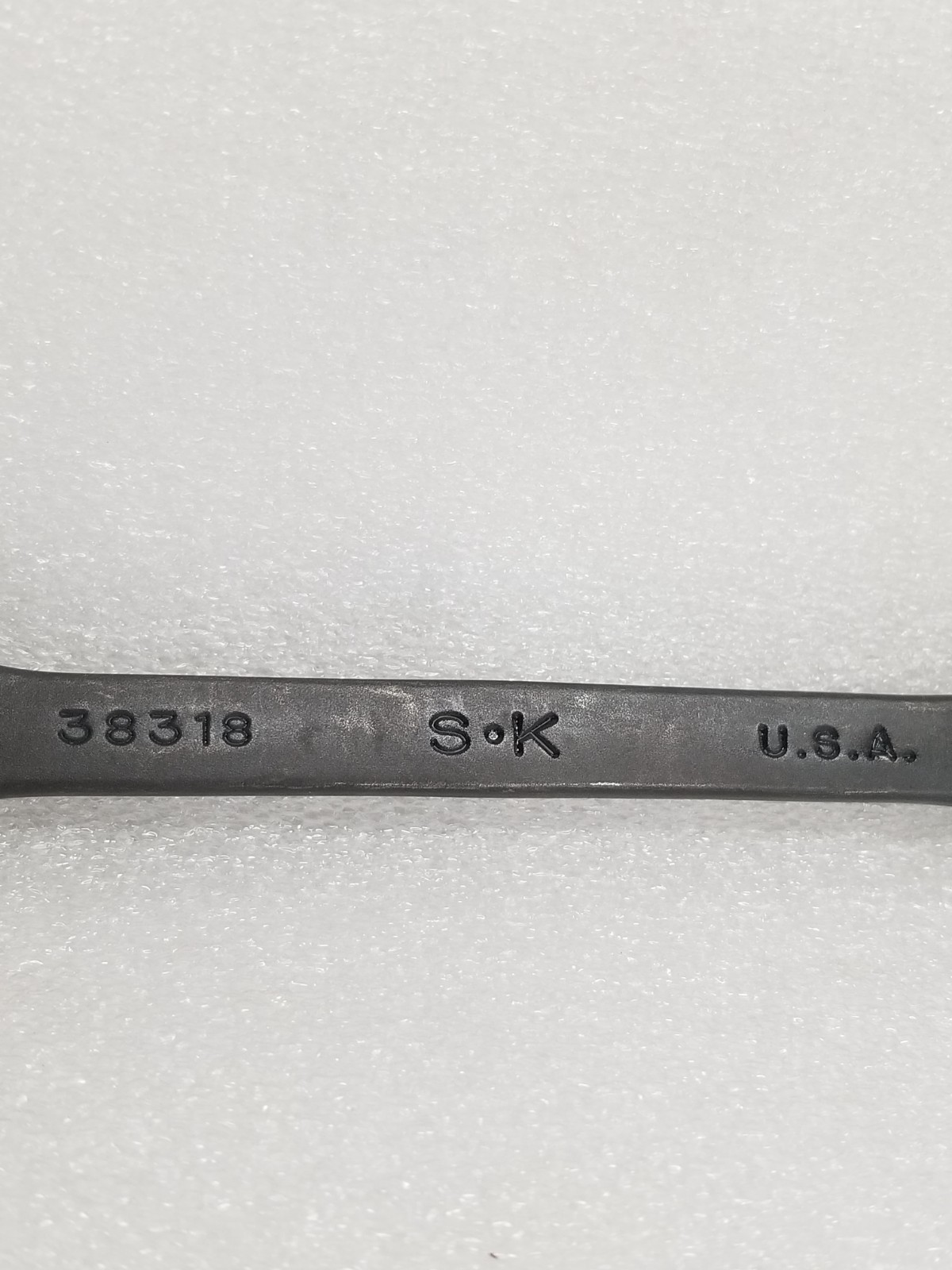 S-K 38318 Combination Wrench Black-Oxide Finish 12-Point Size-18mm Made in USA
