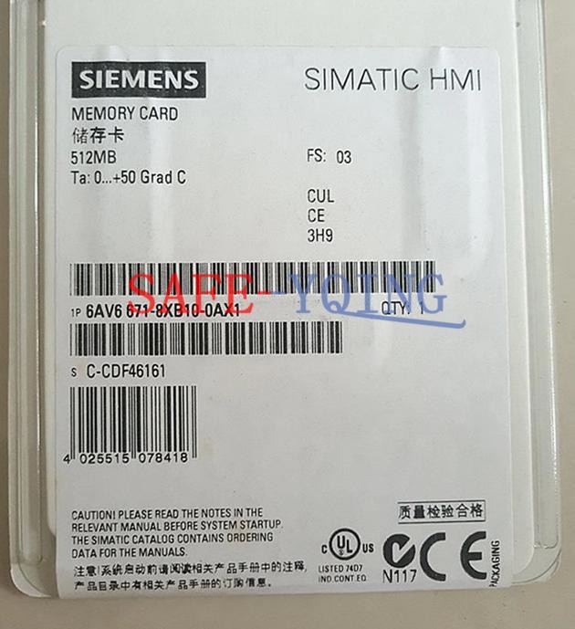 1PCS New Siemens Simatic 6AV6671-8XB10-0AX1 HMI memory card