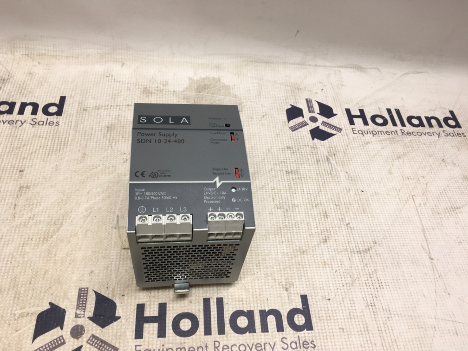 SOLA power supply SDN 10-24-480, pre-owned, (ADI-1490)