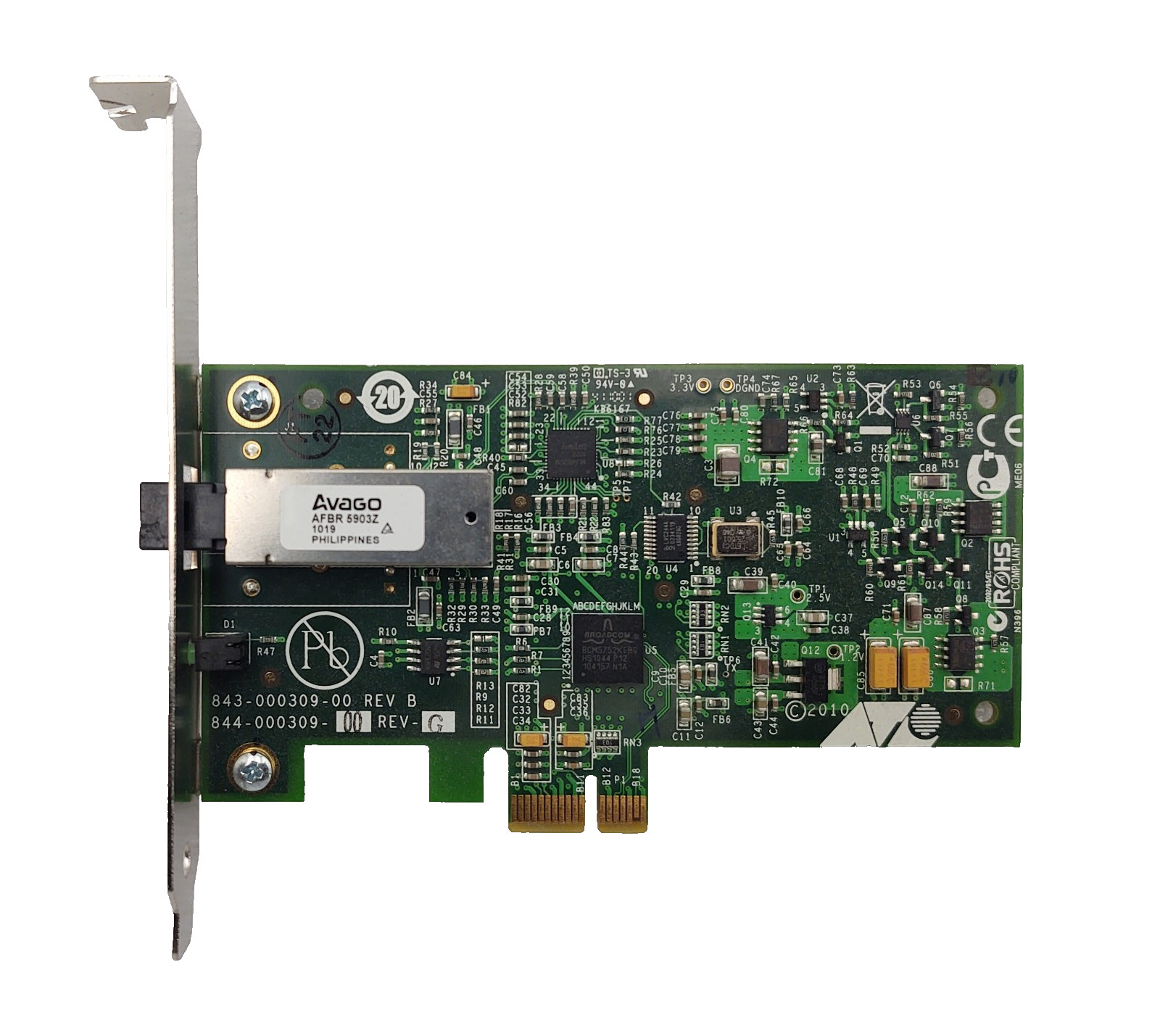 Avago 843-000309-00 Network Card 844-000309-00