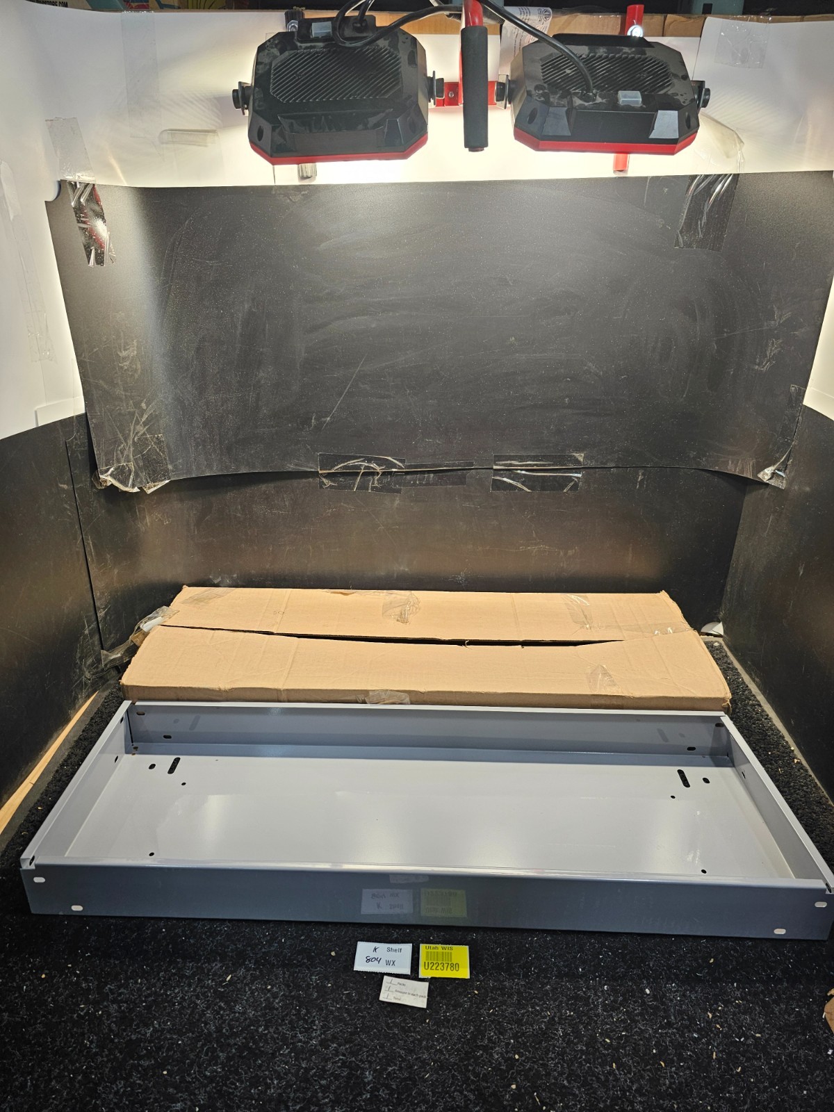 NO LEGS: Kimball Midwest 35 1/4′ BBC Stand, Part No: 629B