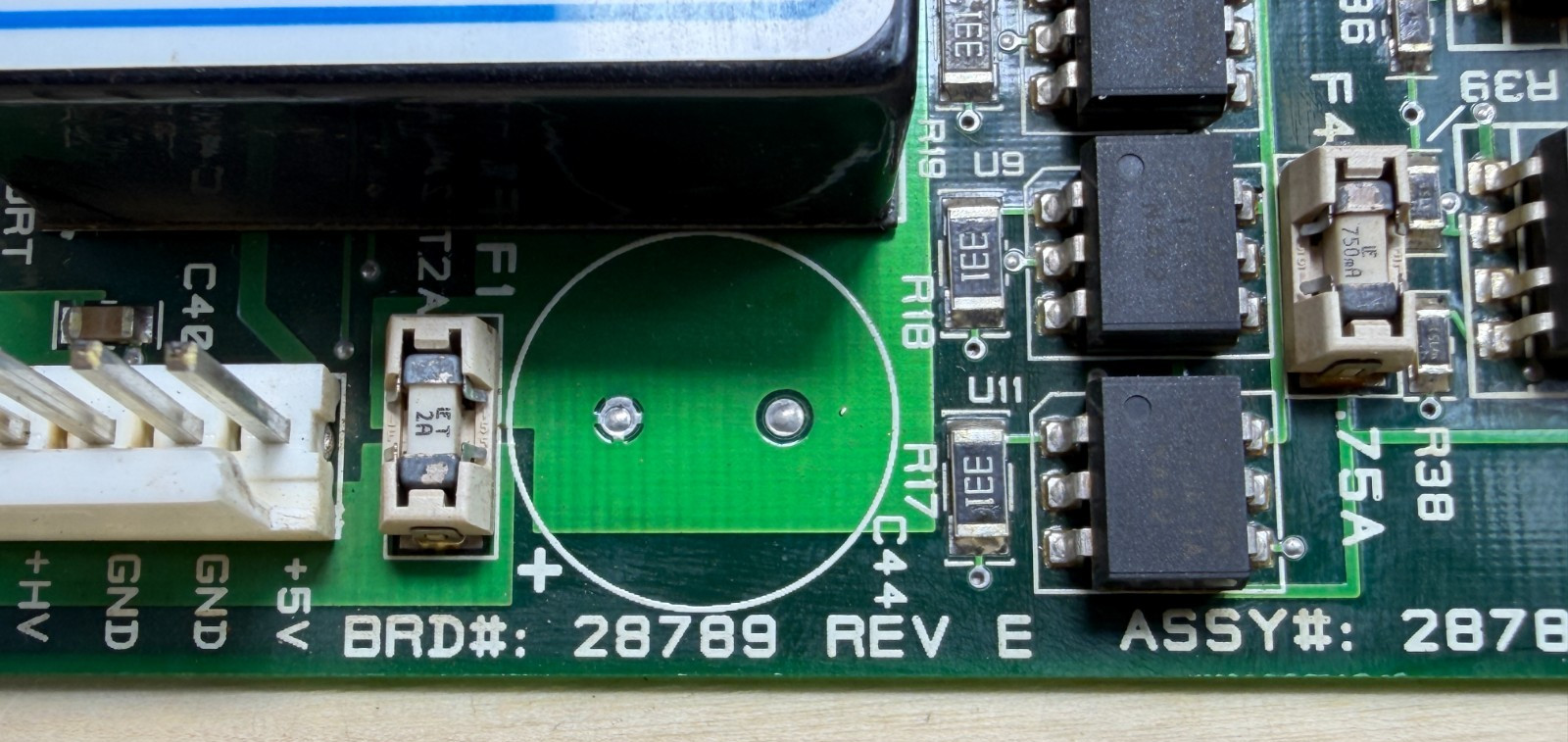 Telesis 28788-01 Rev B Communication Board for TMC420 Pinstamp Controller