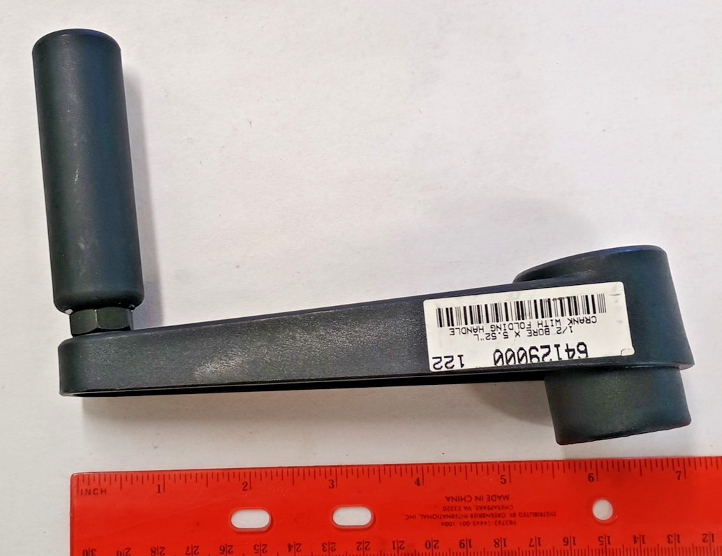 Folding Crank Handle 1/2″ Bore #64129000 Plain Bore 5.52″ Long