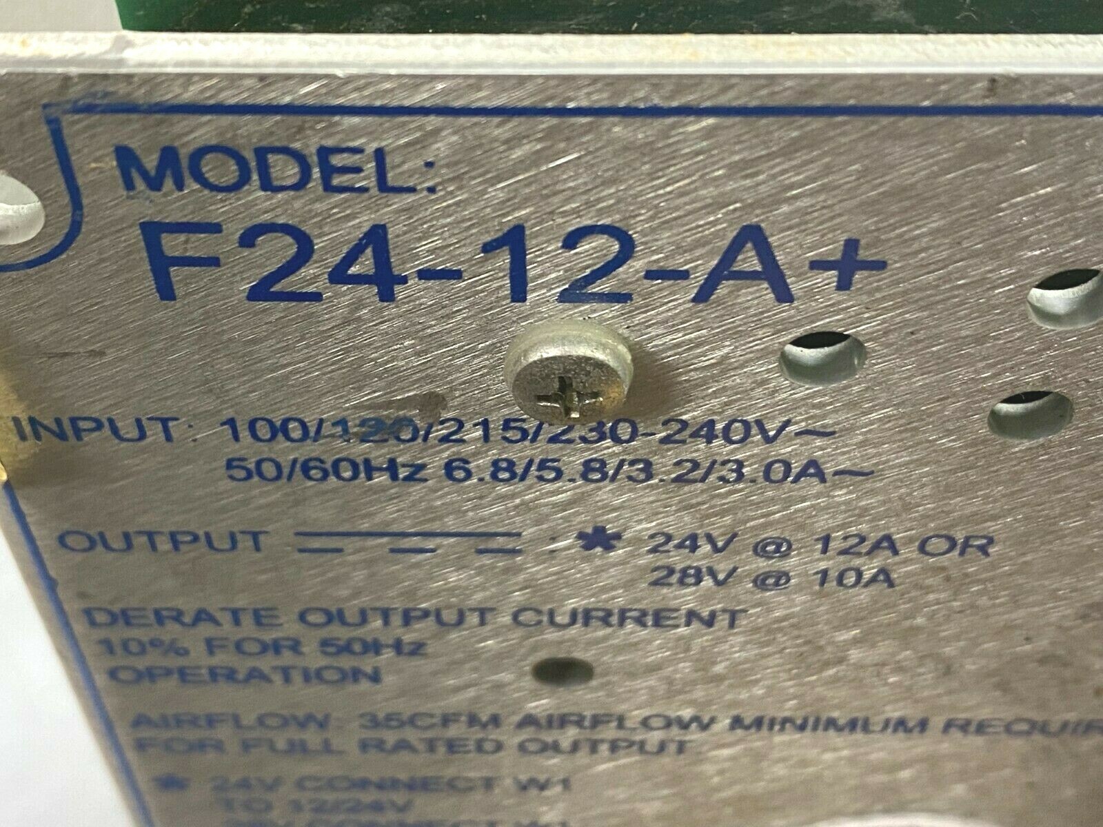 Condor F24-12-A+ Power Supply I/P 100-240V O/P 24V – 12A, 28V – 10A