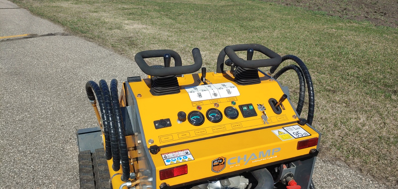 Mini Skid Steer Loader New Champ Unilift Gas Briggs Tracks Skidsteer Skidloader