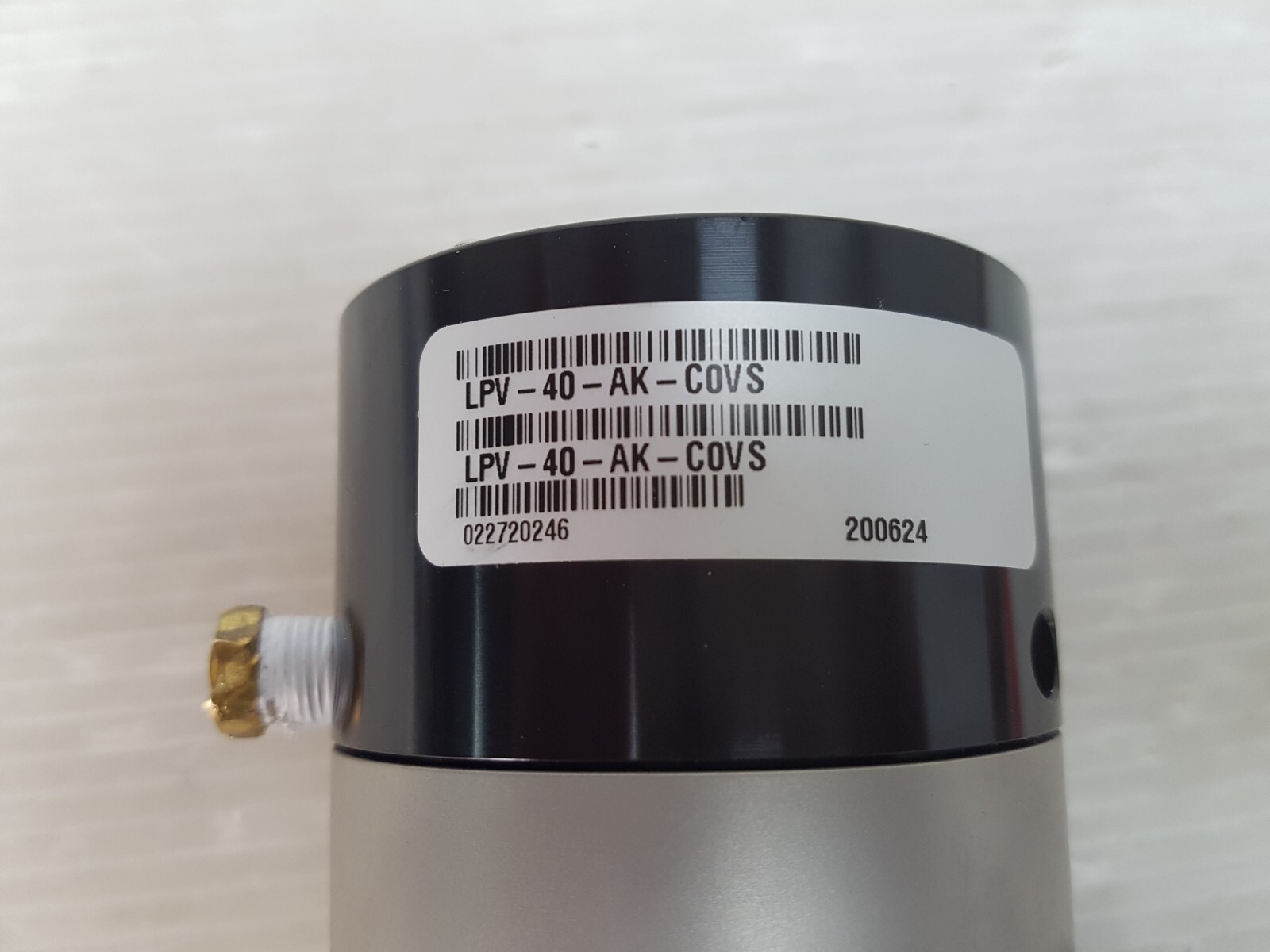 MKS KF40 SEAL VACUUM VALVE, AMAT 3870-02225 LPV-40-AK-C0VS
