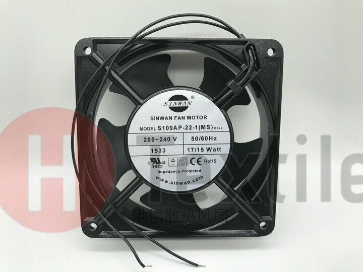 1 PCS FAN MOTOR Fan S109AP-22-1(MS) AC 200-240V 2 wire 120*120*38MM