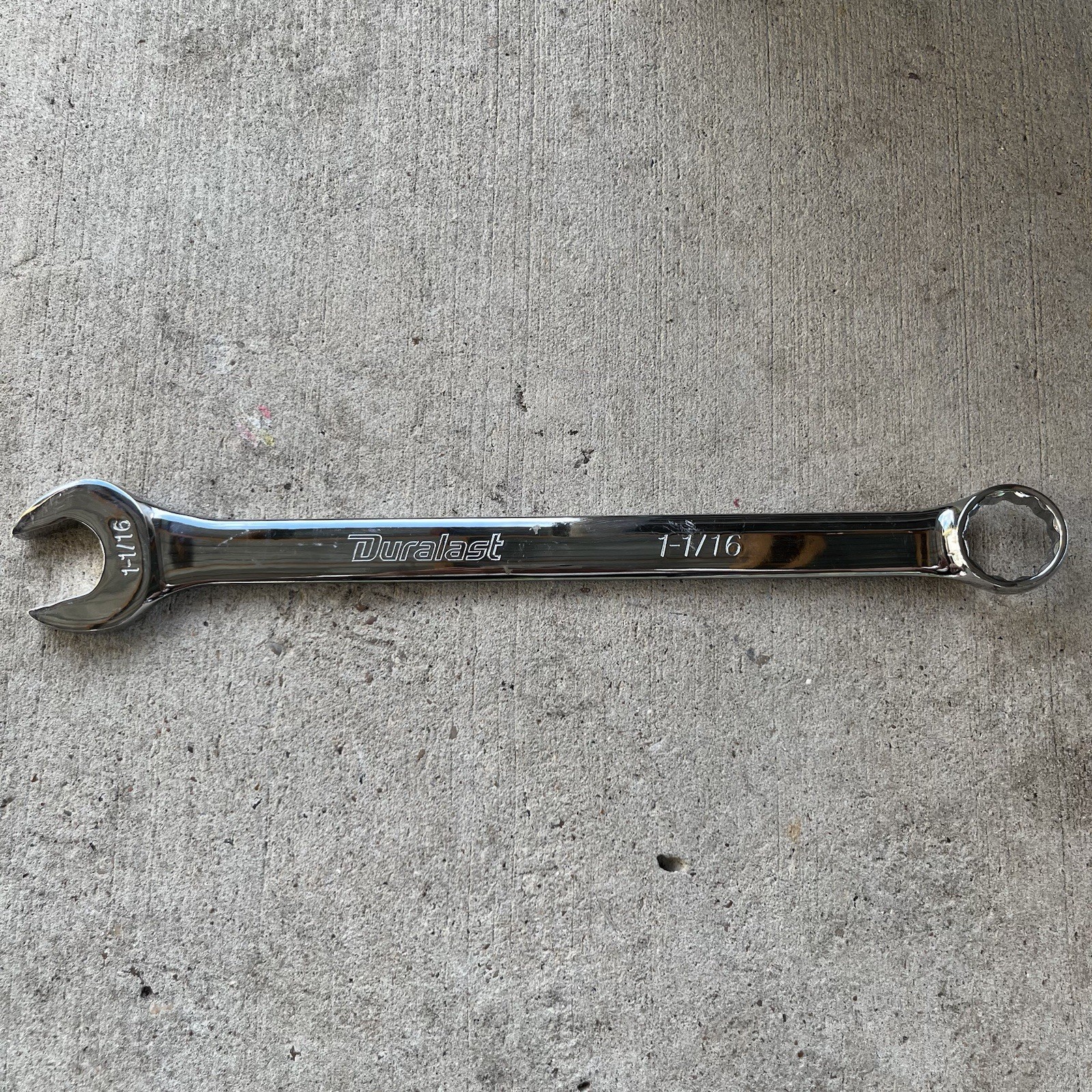 Duralast 54-062 1-1/16 inch Combination Wrench Chrome Finish