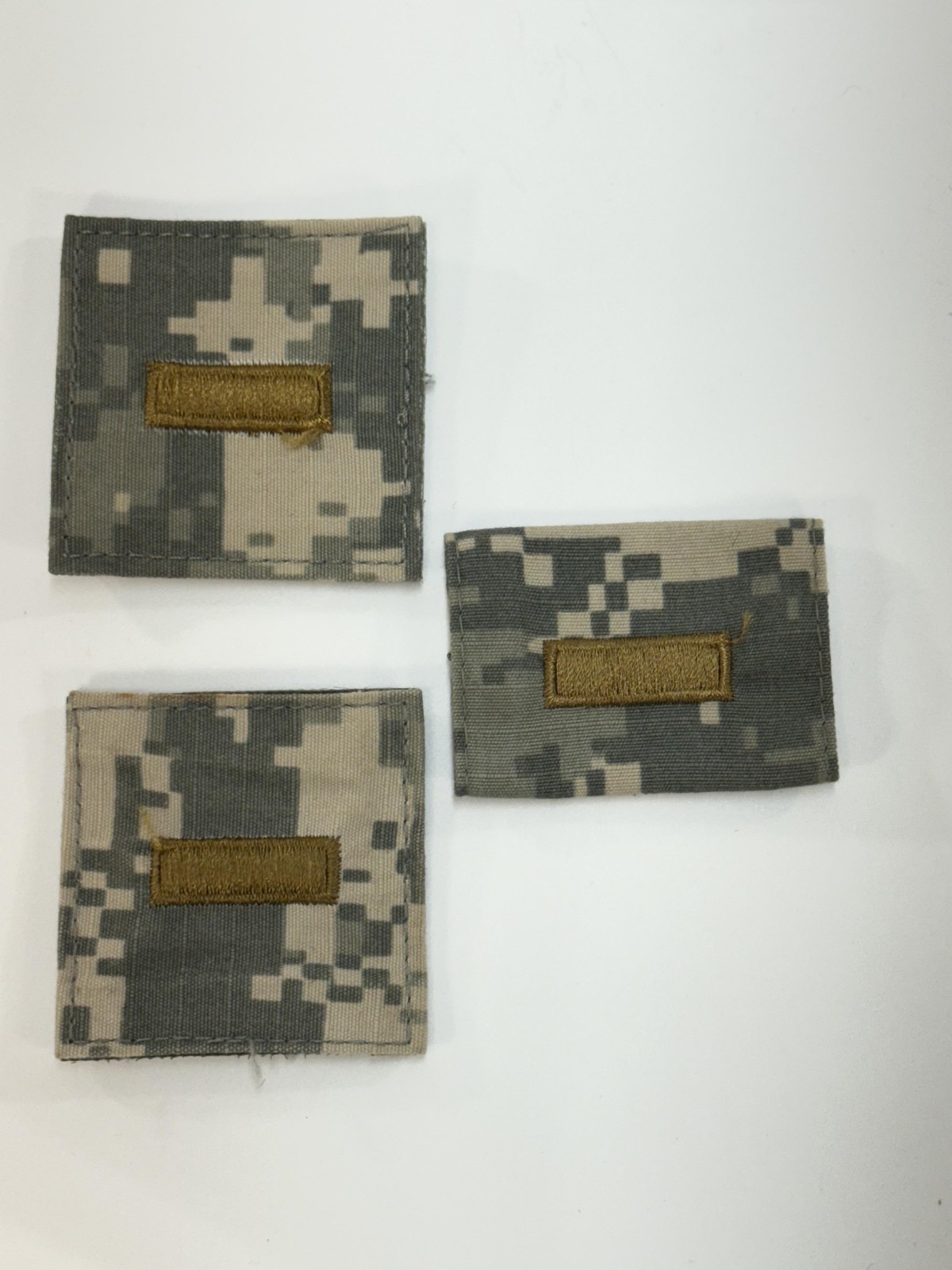 US Army 2nd Lieutenant Rank Insignia Patch Pin Lot Vanguard ACU Set Military Off
