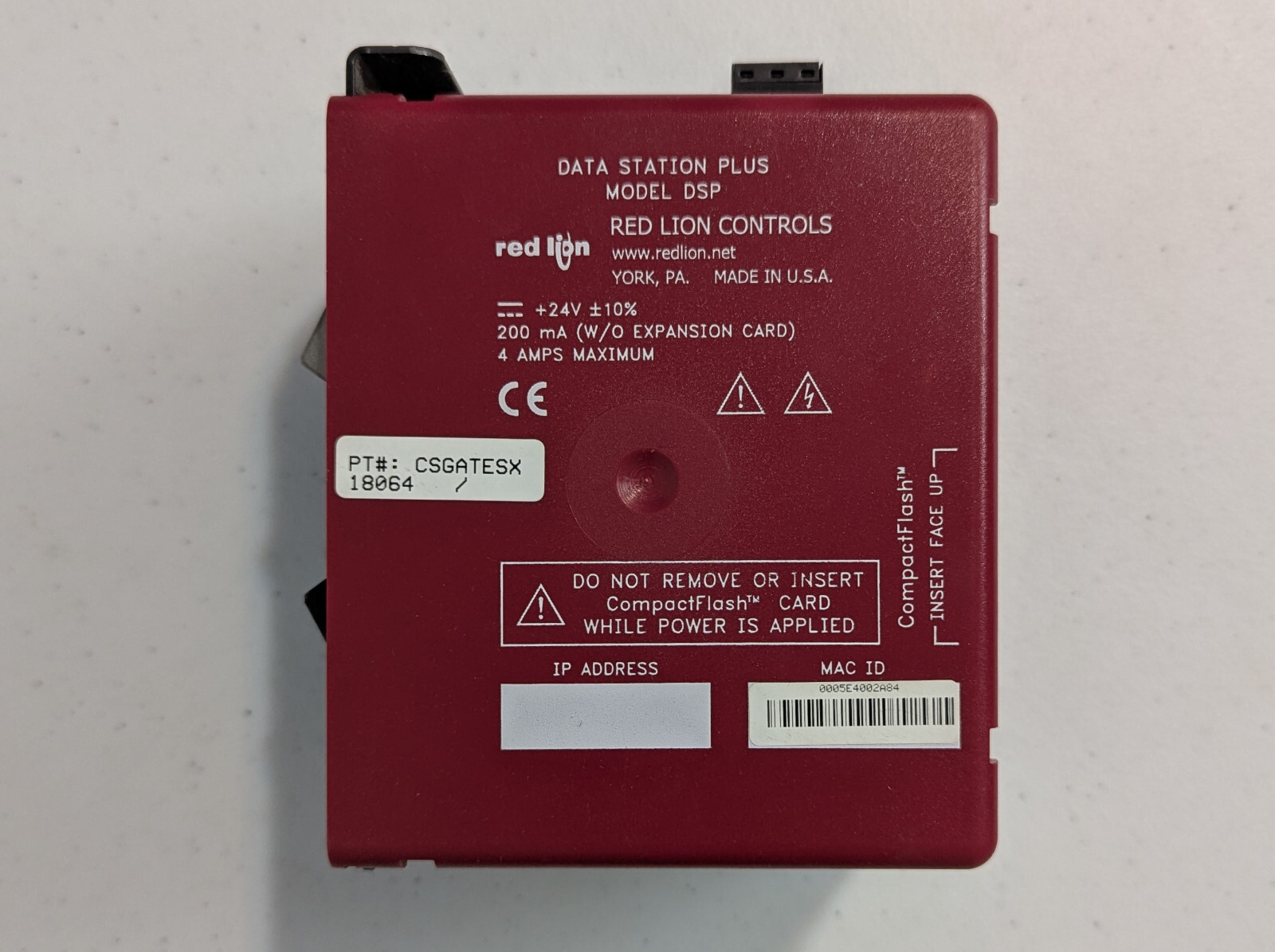 Red Lion Controls CSGATESX 18064 Data Station Plus, Model DSP, RS232/RS485/ENET