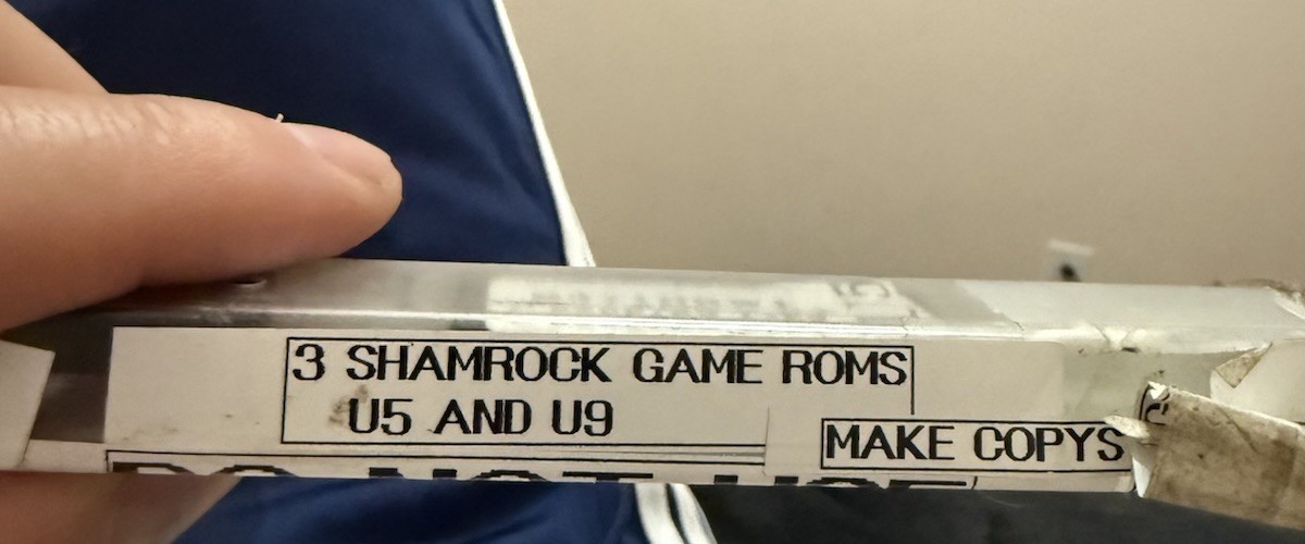 Leisure Time Tech R371DRW$ Shamrock Game ROM Chip U5/U9 – Vintage 1997 Arcade