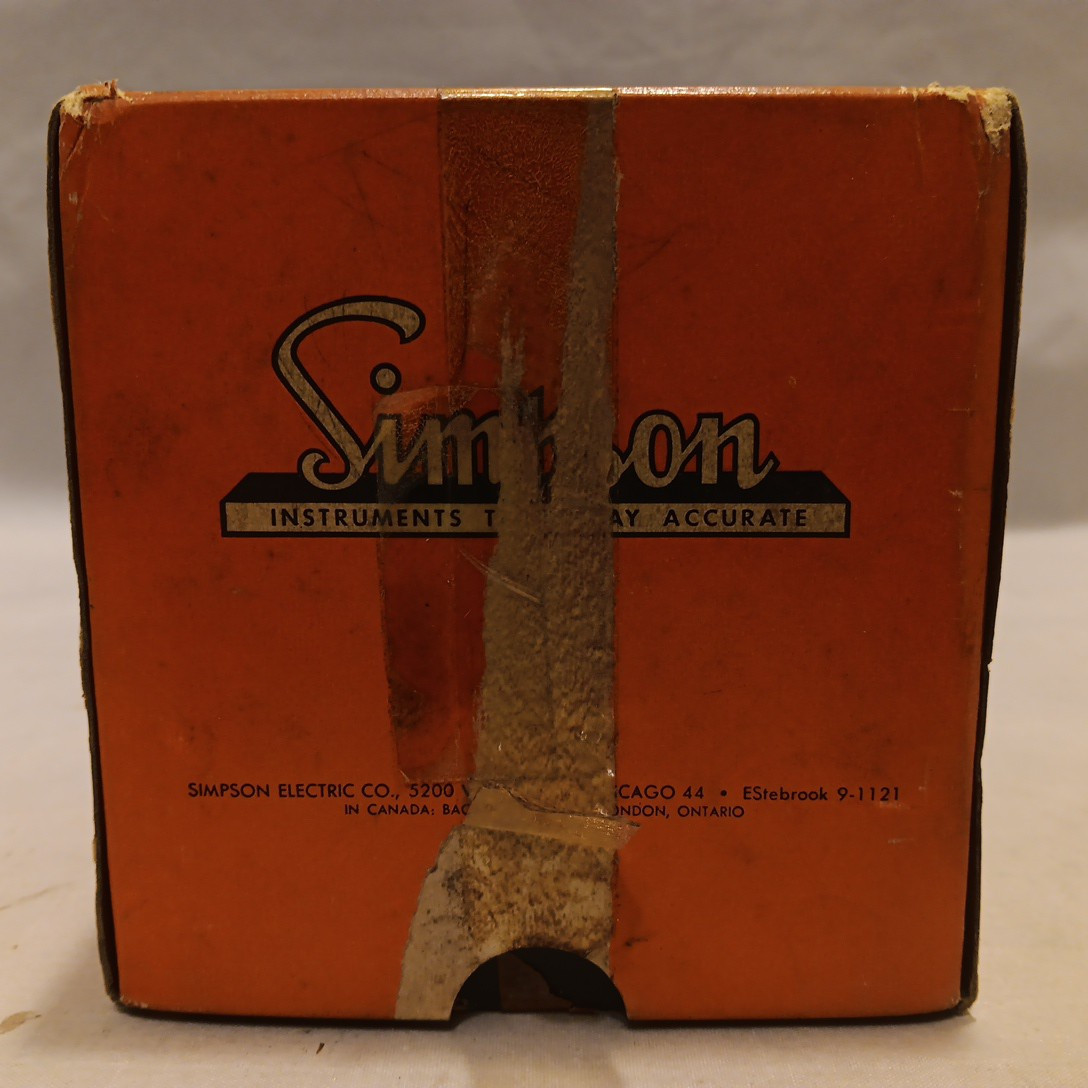 NEW OLD STOCK SIMPSON 120V PANEL MOUNT 55ET ELAPSED TIME INDICATOR 60 CYCLE
