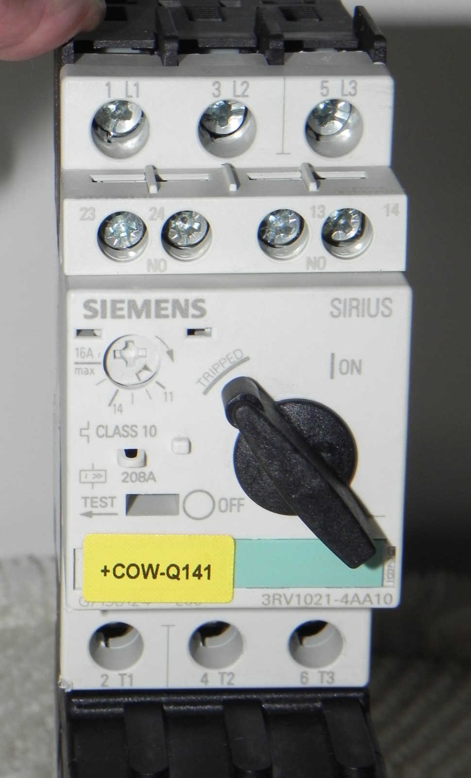Siemens 3RA1120-4AA26-0BB4 Load Feeder w/ 3RT1926-1BB00 Surge Suppressor