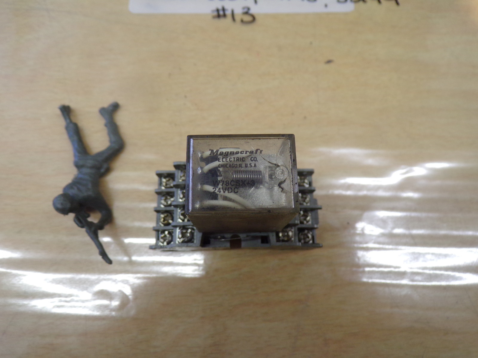 Magnacraft Relay W78CSX-3 W/ Square D Base 8501, 35144 Type NR45