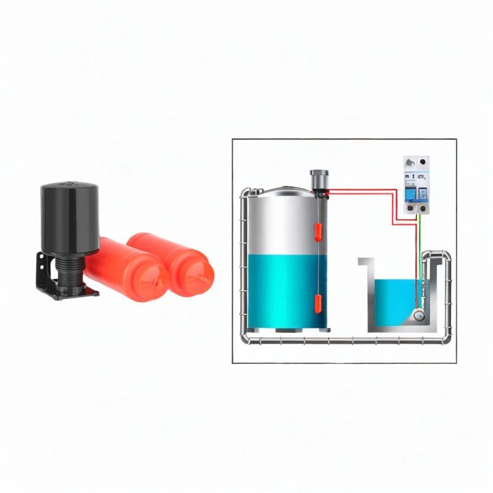 Float Switch Controller Auto Water Pump Controller for Barrels Household