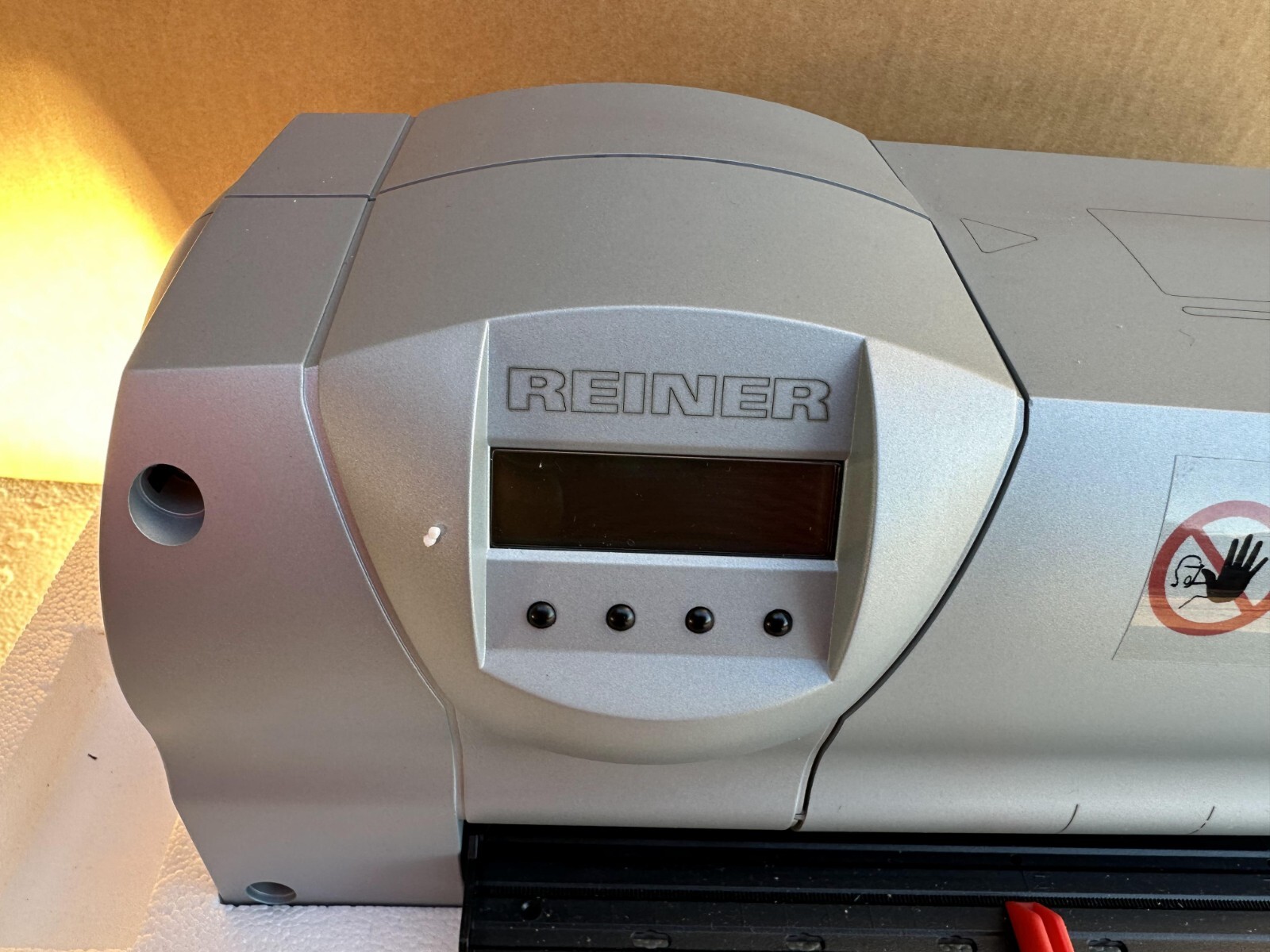 Reiner 880 electronic stamp with Genuine Ribbon Cartridge. Fast free shipping