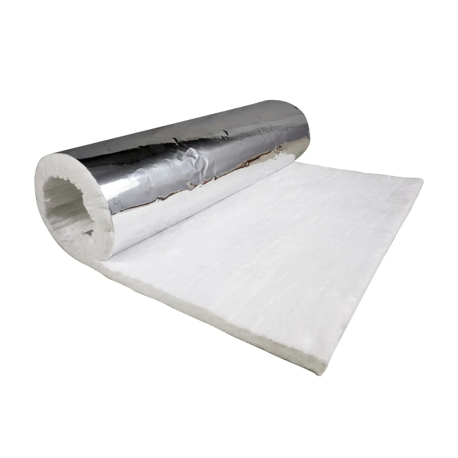 Foil Faced Ceramic Blanket 2300F 8# 1″ x 24″ x 36″ HVAC Duct Insulation