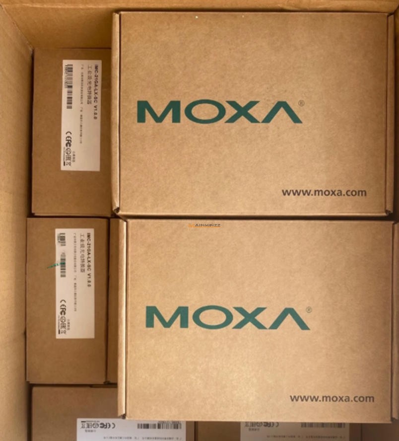 One New MOXA IMC-21GA-LX-SC Single Mode