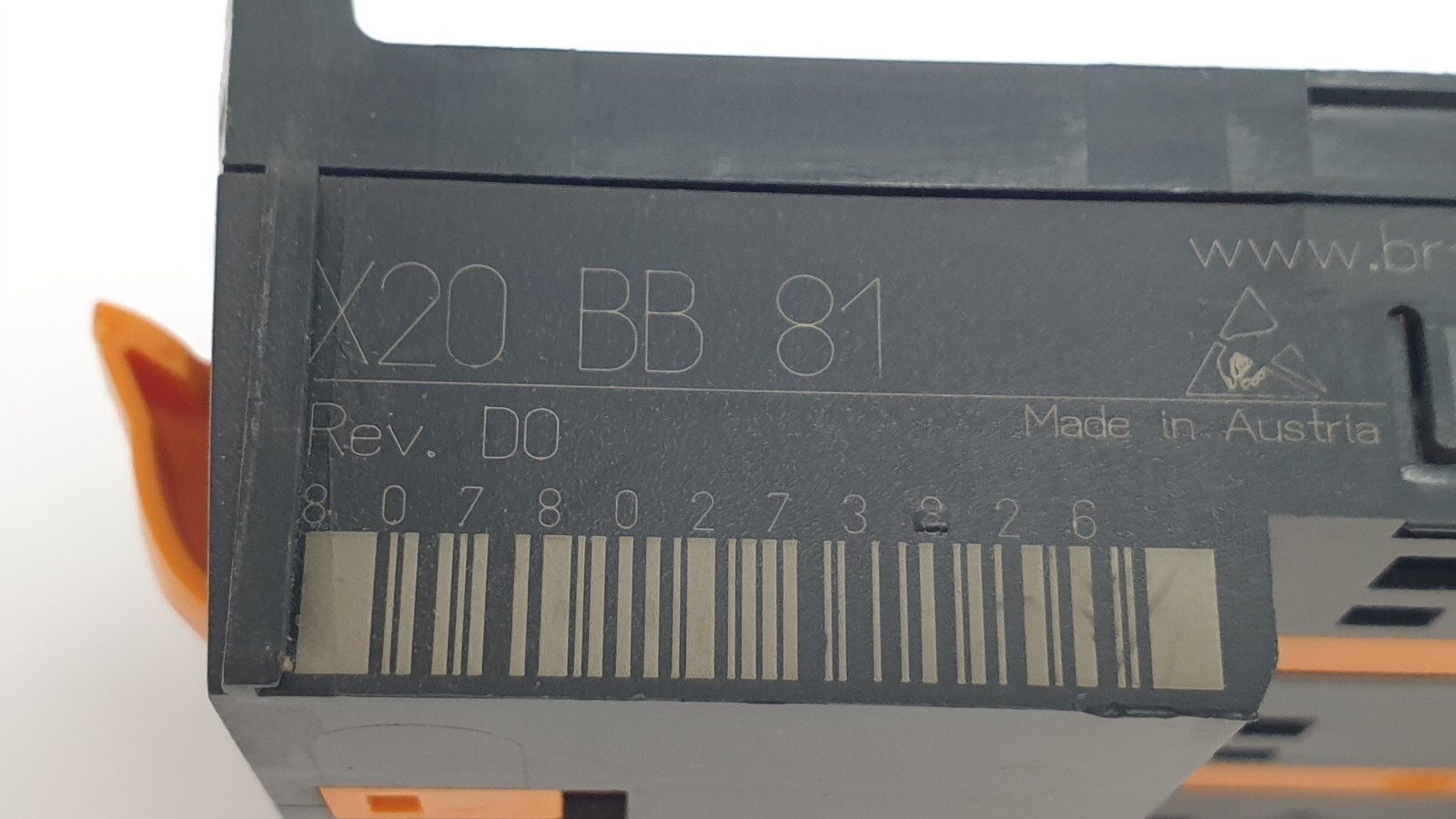 B&R X20 MM 2436 Module Rev. D0 with X20 BM 31 Base