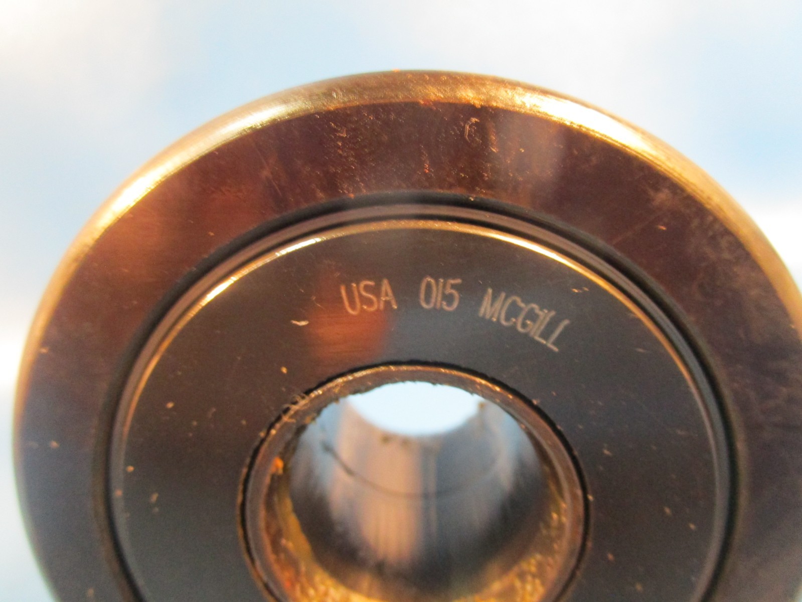 McGill CCYR 3 ½ S, Flat Yoke Roller, 3.5″ Roller Diameter, 1.125″ Bore, 2″ WD