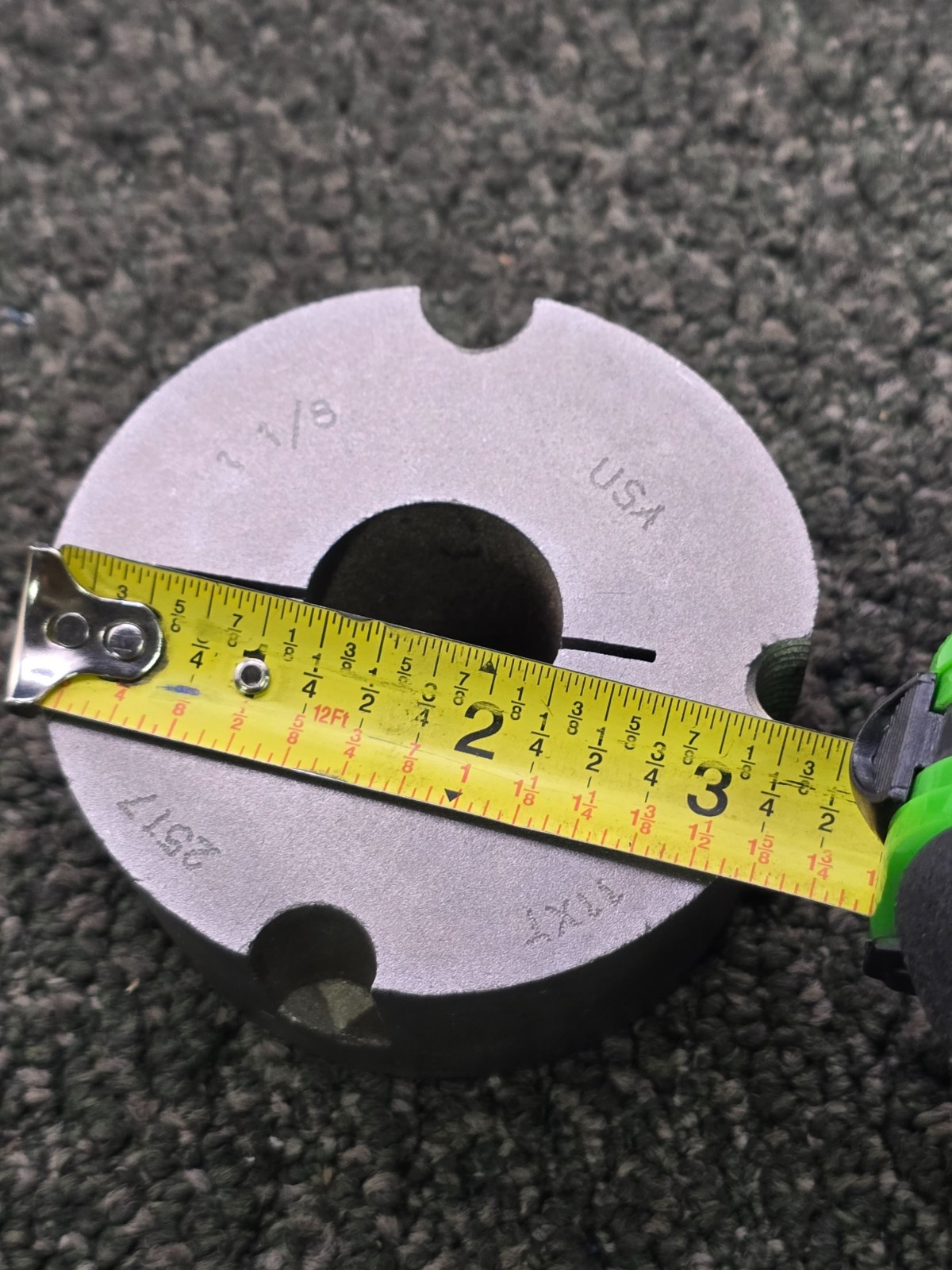 (QTY 2) Martin 2517 1-1/8 inch Bore Taper-Lock Bushing 3-1/8″ OD x 1-3/4″ Length