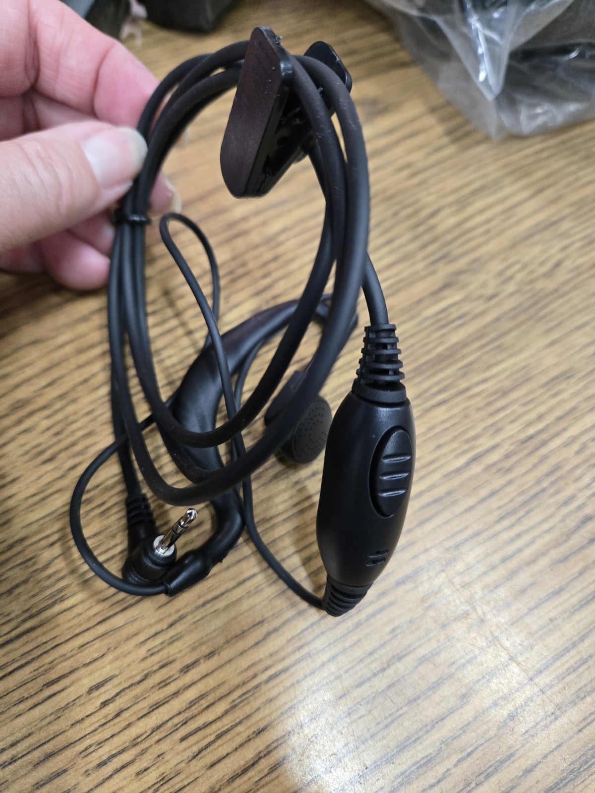 Lot of 10 abcGoodefg Earpiece Headset Push to Talk
