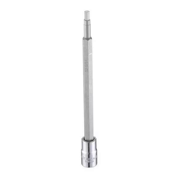 Westward 1/4 in Drive Hex Socket Bit SAE 9/64 in Tip, 4 3/4 in L 54TL96 Westward
