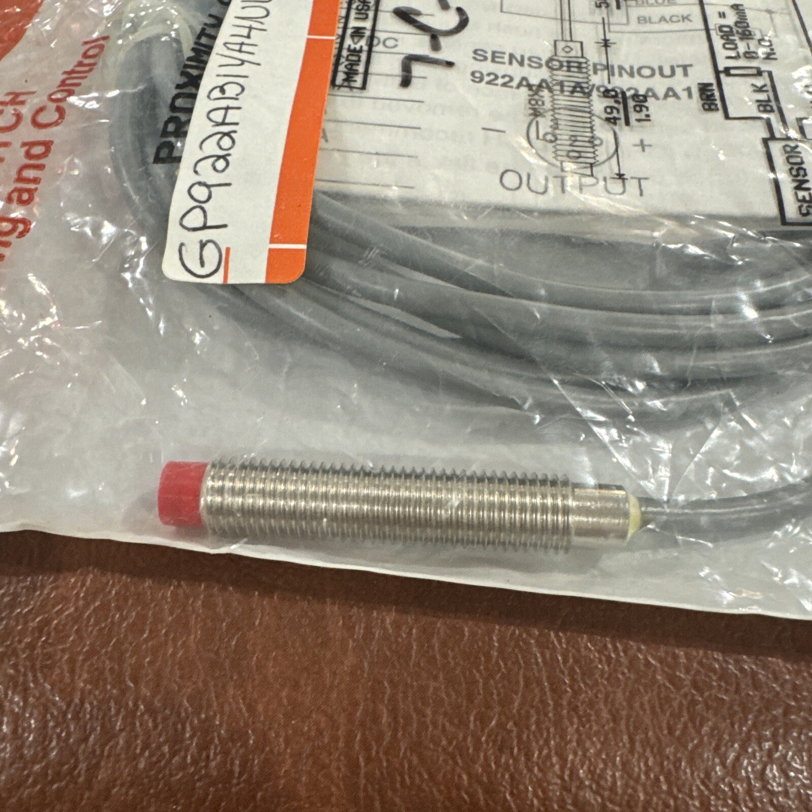 Honeywell Micro Switch 922AB1Y-A4N-L Inductive Proximity Switch #JB-CV-1F
