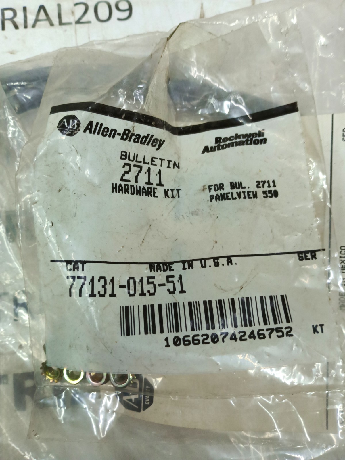 ALLEN BRADLEY 1747-C10 SERIES B PROCESSOR COMMUNICATION CABLE
