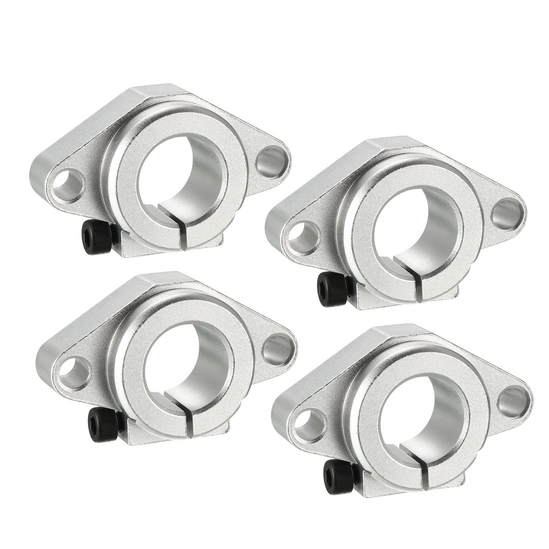 4pcs SHF20 Aluminum Linear Motion Rail Clamping Rod Rail Guide Support