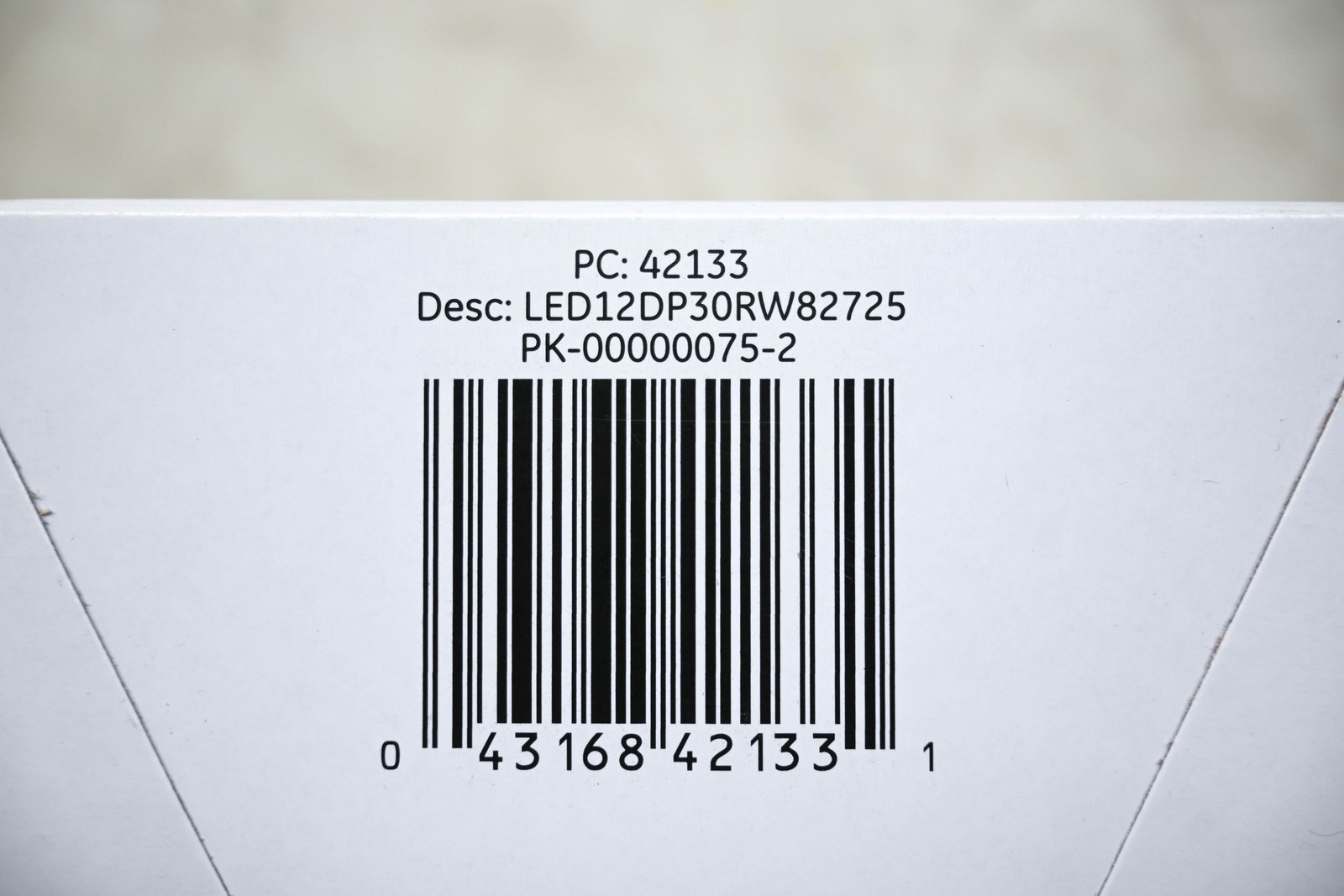 GE 42133 Low Glare 12W LED Flood Light NOS